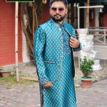 Winter Special: Premium Soft Katan Panjabi with Matching Koti Set