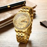 CHENXI Luxury Gold Plated Classic Couple Watch Set - W4 - Image 3