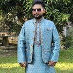 Premium Winter Collection – Soft Katan Panjabi with Matching Koti Set - Code - 26-27