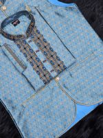 Premium Winter Collection – Soft Katan Panjabi with Matching Koti Set - Code - 26-27 - Image 5